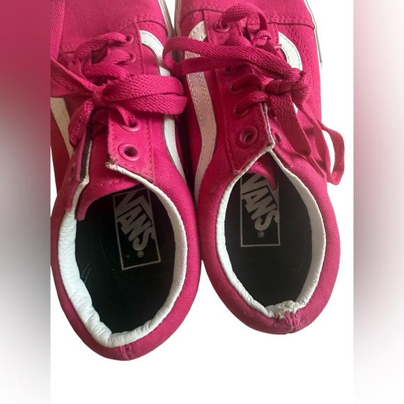 Vans Old Skool Stacked Logo Platform Sneakers Women’s 6.5 Cabaret Pink - Picture 6 of 9